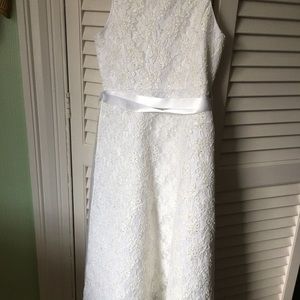 communion may crowning dress & veil